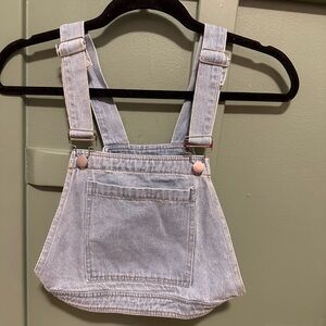 Denim crop stop size S